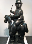 Man on a Horse by Fernando Botero